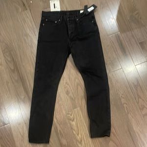 Rag & bone mens black skinny jeans